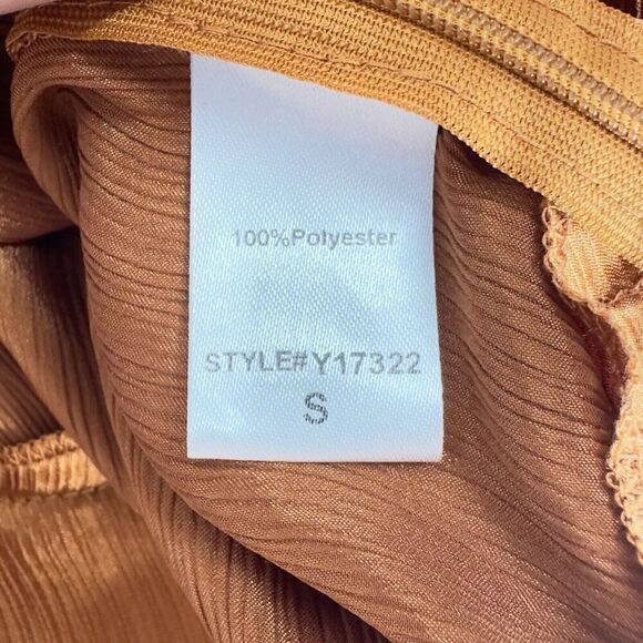 DO+BE Top S Blouson V Neck Popover Long Sleeve Party Cocktail Sexy Holiday Small - Picture 10 of 11